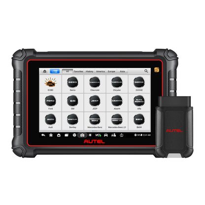Autel MaxiCOM MK900TS TPMS functions screen
