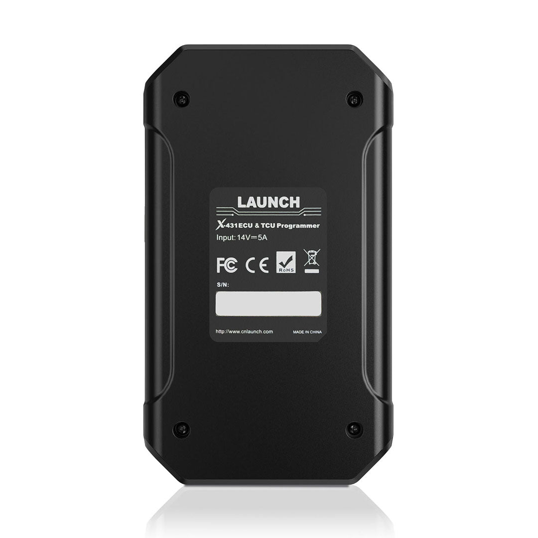 Launch X-431 ECU & TCU Programmer rear label