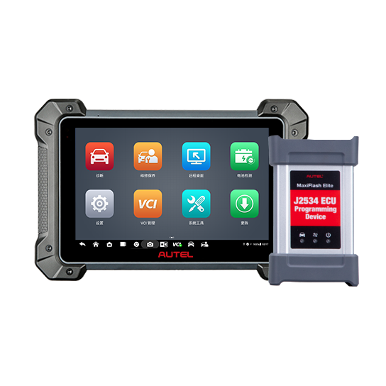 Autel MaxiCOM MK908 Pro II tablet with J2534 programmer