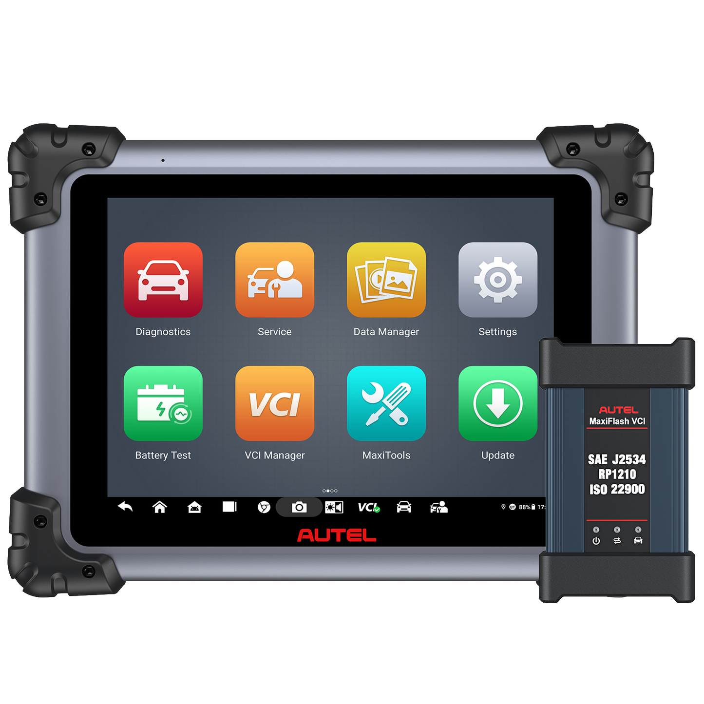 Autel MaxiSYS Elite II Pro diagnostic tablet front view