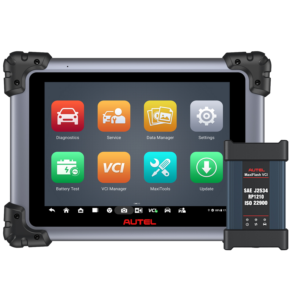 Autel MaxiSYS Elite II Pro diagnostic tablet front view