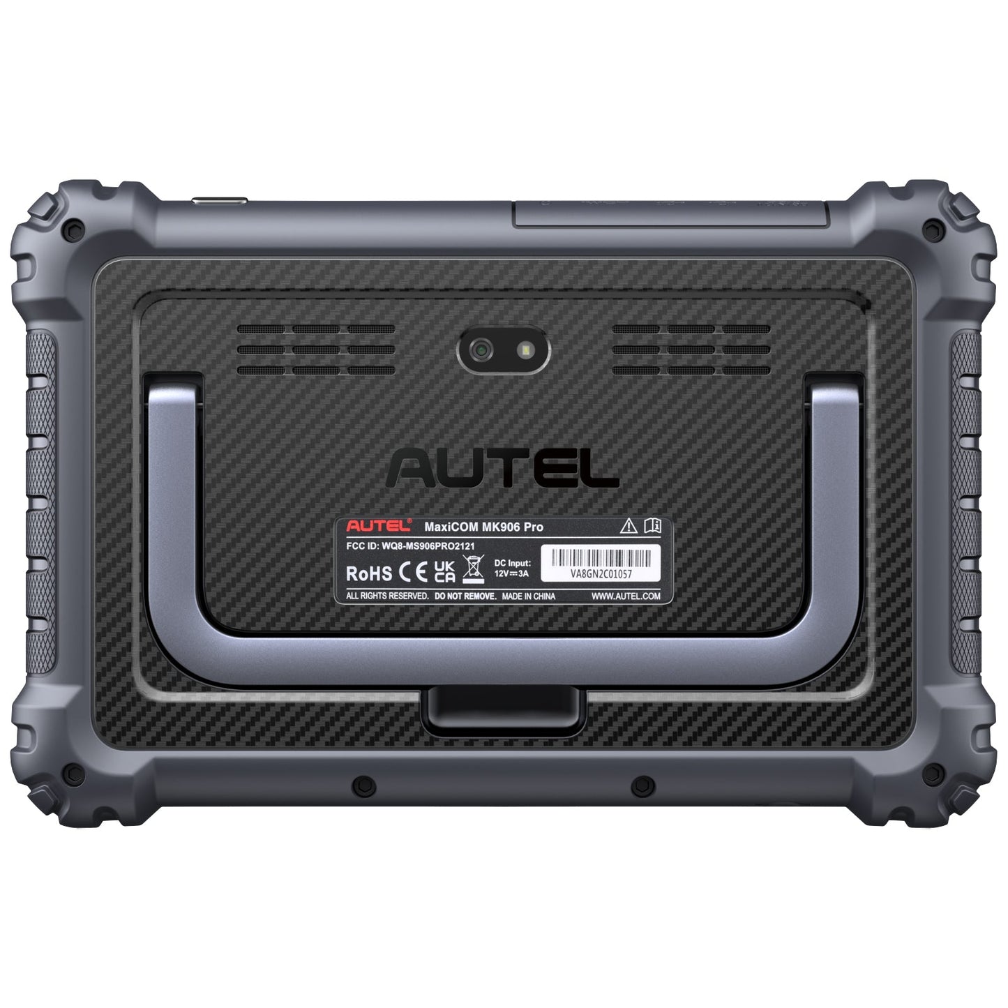 Autel MaxiCOM MK906 Pro tablet rear view