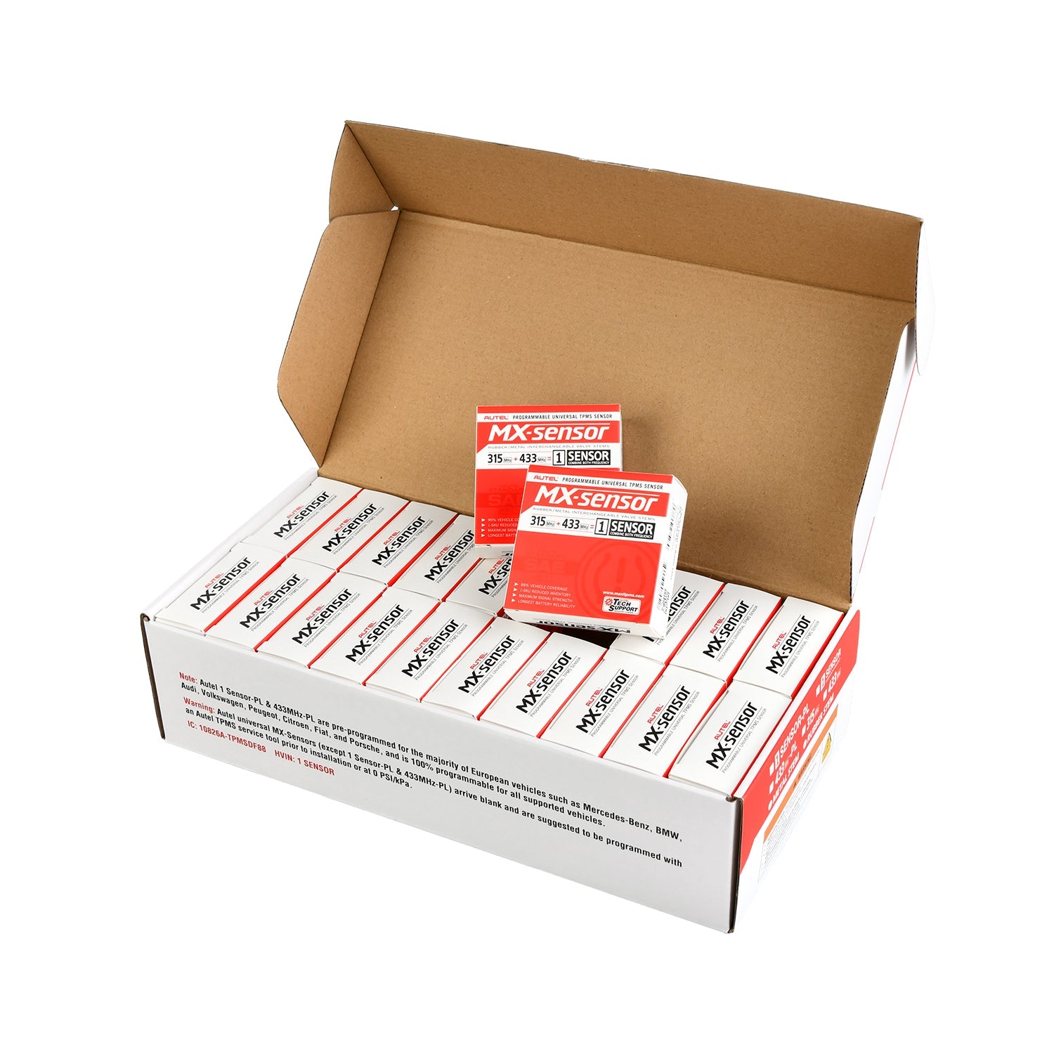 Autel MX-Sensor guminis ventilis ir jutiklio korpusas