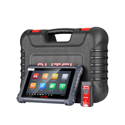 Autel MaxiCOM MK906 Pro diagnostic tablet with MaxiVCI V200 and carry case