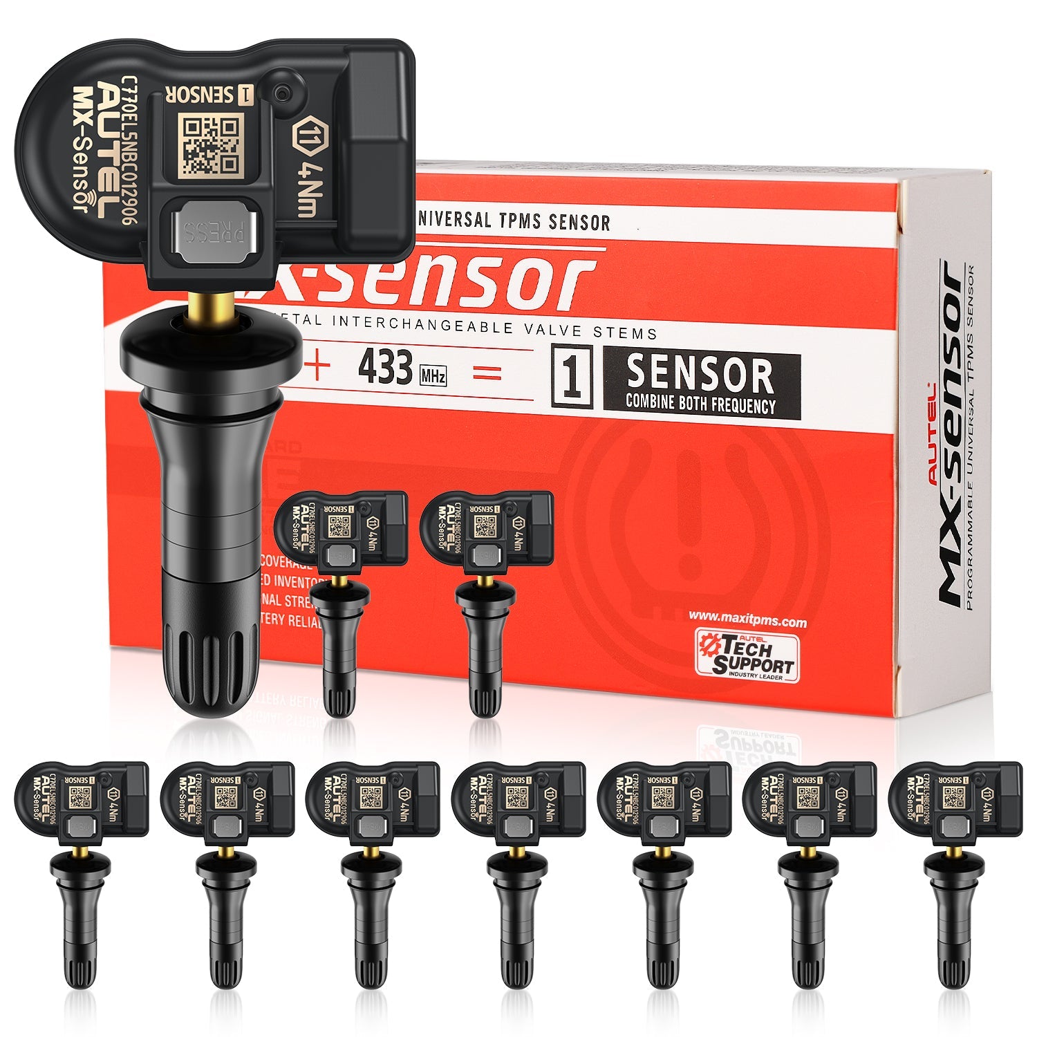 Autel MX-Sensor guminio ventilio jutiklio detalės